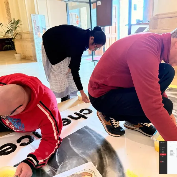Un omaggio realizzato dai ragazzi di @Casa Tobia, in collaborazione con l’Associazione Culturale Petali D