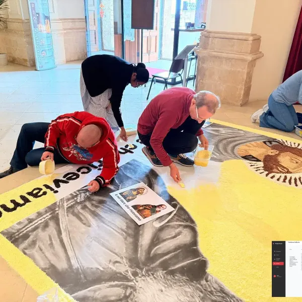 Un omaggio realizzato dai ragazzi di @Casa Tobia, in collaborazione con l’Associazione Culturale Petali D
